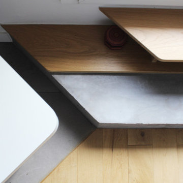 Quai de la Loire, réaménagement et décoration d'un appartement , Paris XIXe