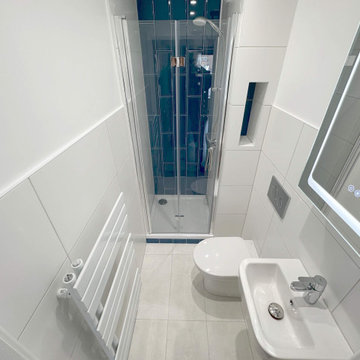 Tiny Shower Room Refurbishment in Lewisham