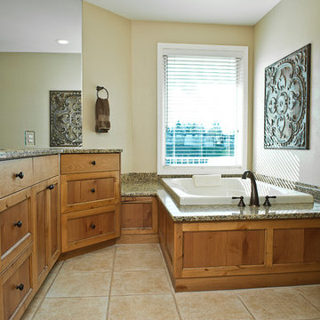 Glazed Alder Vanity