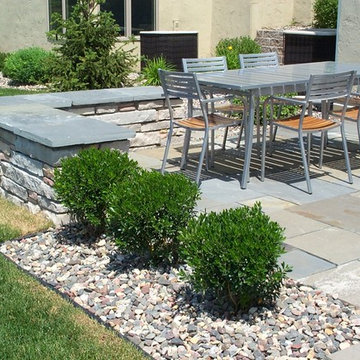 Stone Retaining Walls and Sitting Walls