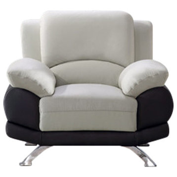 117 Gray And Black Chair