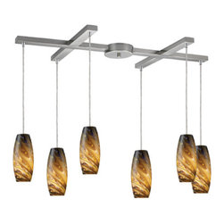 Elk Lighting - Elk Lighting 10079/6CV Pendant Vortex - Ceiling Lighting
