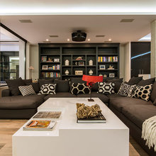 black sectional