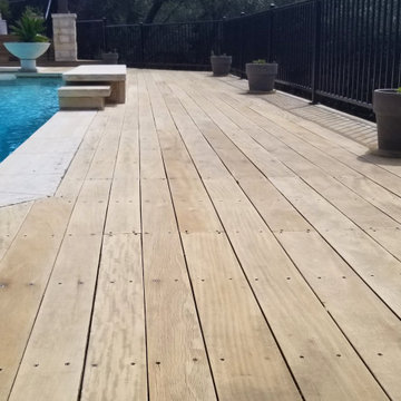 Ipe Deck Refinish & Lattice Replacement
