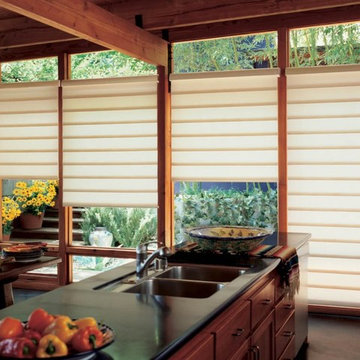 Kitchen Blinds & Shades - Value Light Filtering Roman Shades