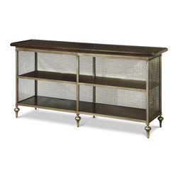 Proximity Industrial Bronze Metal Console Table - Console Tables