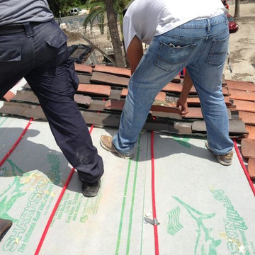 D. Wade Artezanos Hybrid Clay Barrel Tile Roof with "Invisible" Solar Thermal