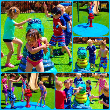 Portable Splash Pad for your backyard