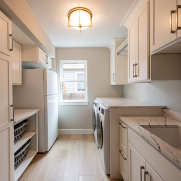 Laundry Room - After Remodel - Fun / Fresh / Clean