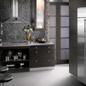 Dark Wood Kitchen