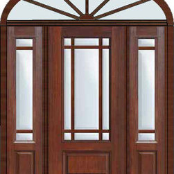Prehung French Side lights-Transom Door 80 Marginal 9 Lite Marginal - Patio Doors