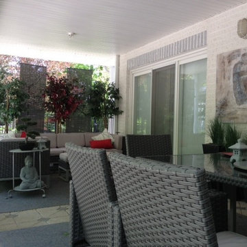 Modern Asian Inspired Backyard