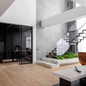 Penthouse interior design "CUBE-33"