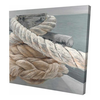 Pinterest Rope Canvas Tie-Down Ropes Closeup Print On Wrapped Canvas, 36