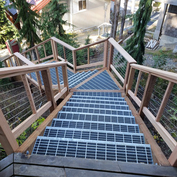 Mountain retreat stairway