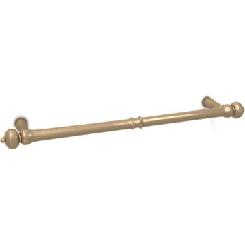 Towel Bar 21.8", Natural Traditional Bronze and Stainless Steel Bar