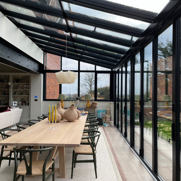 Luxury Glass Extension to family home