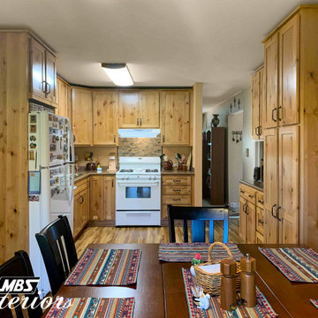 Natural Rustic Alder Kitchen