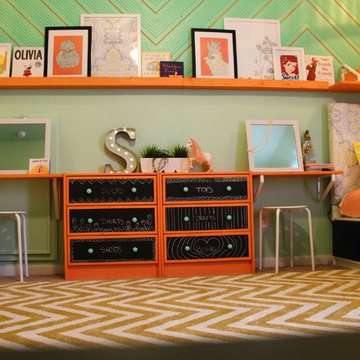 Girl's Casual Chic Bedroom
