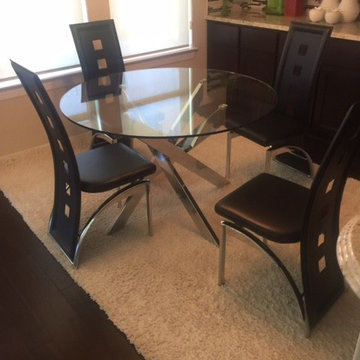 Martini Dining Table & Cris Chairs