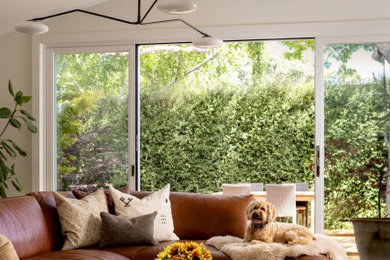 Trendy living room photo in Other