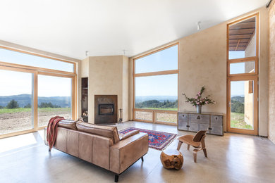 Example of a small trendy living room design in San Francisco