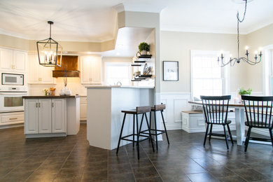 Example of a farmhouse kitchen design in Other