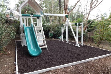 Playground Surfacing with Rubber Mulch