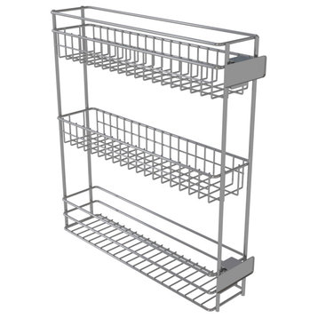 Kitchen Seasoning Rack Cabinet Soft Close, With 4"H 18" D 18"
