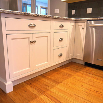 Frosty White beaded inset kitchen in Milford