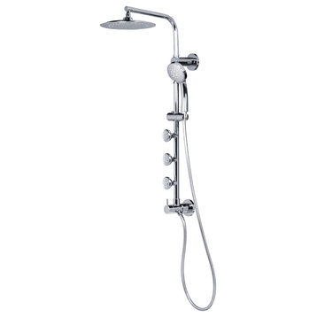 PULSE ShowerSpas Chrome Lanai Shower System 1089-CH