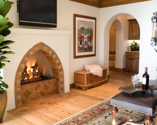 Spanish-style Fireplace | Houzz