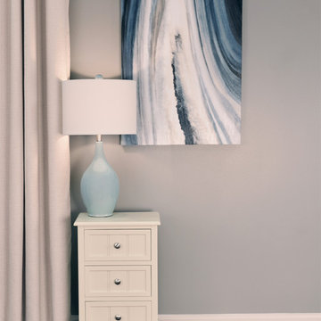 Spa Blue Ceramic Table Lamp
