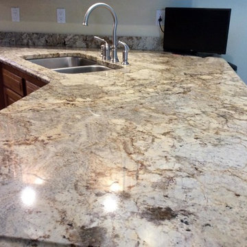 Spacious Granite Countertop