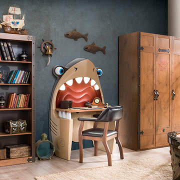 Pirate ship bedroom