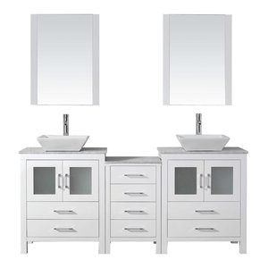 Dior 66 Single Bathroom Vanity Cabinet Set Contemporary