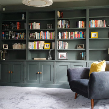 Macclesfield, Cheshire, Bespoke Wall To Wall Bookcase