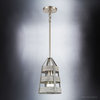 Luxury Modern Farmhouse Pendant, Satin Nickel, UEX2291