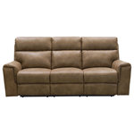 Abbyson Living - Lachlan Fabric Reclining Sofa, Camel - Take comfort to the next level in your living room with Abbyson's Lachlan Reclining Sofa. The steel reclining mechanisms allow you to change positions for the luxurious comfort you deserve.