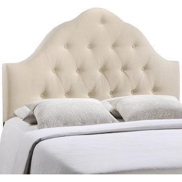 Modway Furniture Sovereign Full Fabric Headboard, Ivory