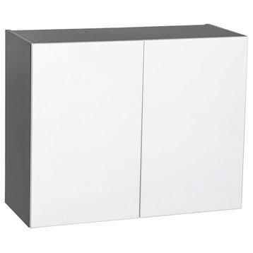 27 x 24 Wall Cabinet-Double Door-with White Gloss door