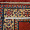 Hand-Knotted 100% Wool Runner Rich Red Tribal Kazak Oriental Rug