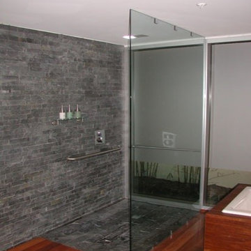 Frameless Stationary Glass Panel