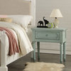 Morre Nightstand, Antique Teal