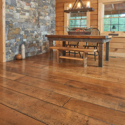 North Central PA Log Home - Hardwood Flooring