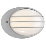 Access Lighting - Cabo Outdoor Bulkhead, Satin, Opal Glass, Marine Grade, Dedicated LED - Access Lighting is a contemporary lighting brand in the home-furnishings marketplace.  Access brings modern designs paired with cutting-edge technology, at reasonable prices.