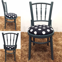Vintage Camou Tea Party Chair - Living Room Chairs