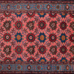 Antique Persian Tafresh rug 4'4 X 5'11 - Area Rugs