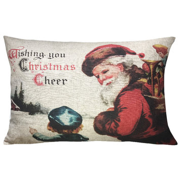 Christmas Cheer Linen Pillow