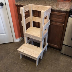 Toddler helper stool, unfinished - Baby And Kids